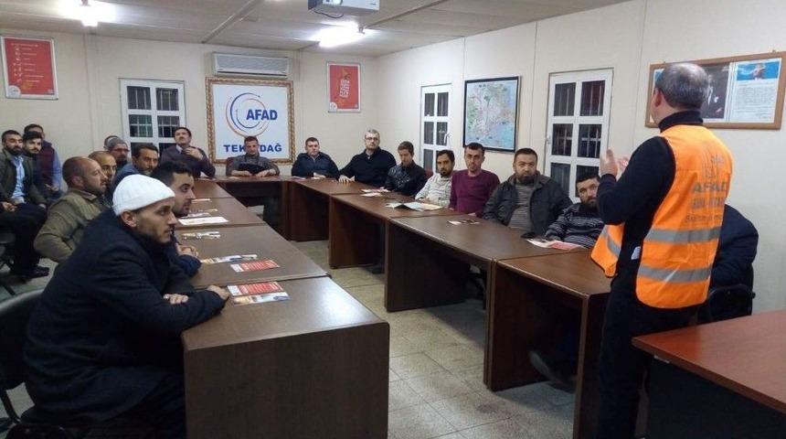 Afad&rsquo;tan Beşir Derneği &Uuml;yelerine Afet Bilinci Eğitimi