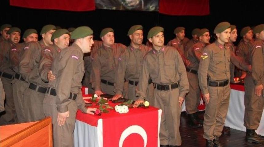 Bartın&rsquo;da 365&rsquo;inci Kısa D&ouml;nem Jandarma Erler T&ouml;renle Yemin Etti