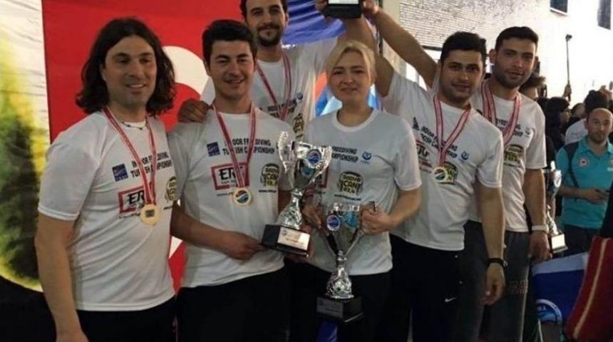 Su Altı Sporcularından Tekirdağ’a İlk Başarı