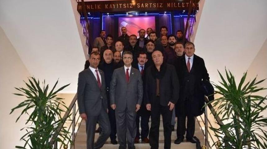 Mhp Milletvekili Aydın&rsquo;dan &Ccedil;at Belediyesi&rsquo;ne Ziyaret