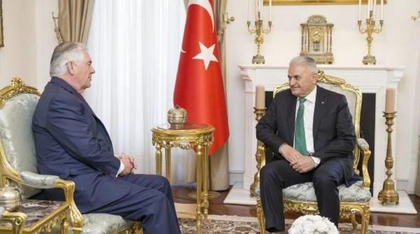 Başbakan Yıldırım, Abd Dışişleri Bakanı Rex Tillerson'ı Kabul Etti (2)
