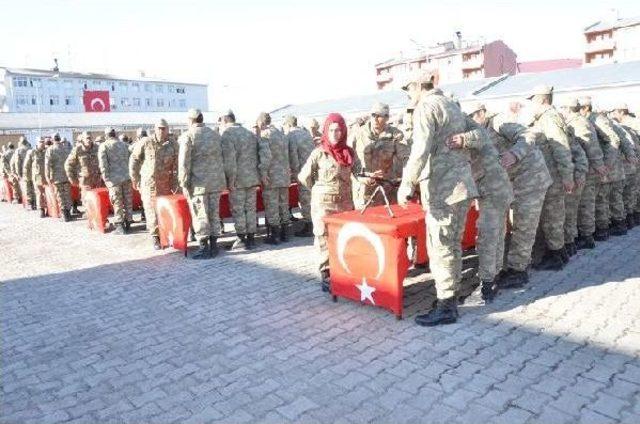 Ağrı'da 641 Güvenlik Korucusu Yemin Ederek Göreve Başladı