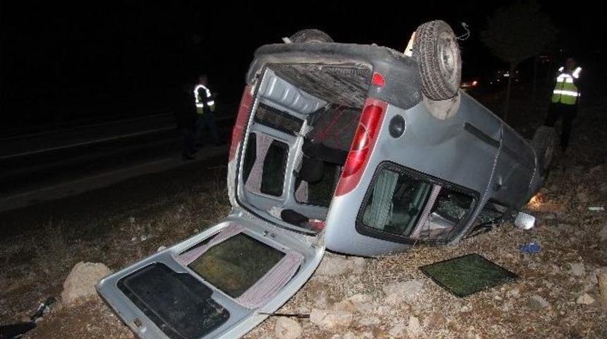 Ticari Ara&ccedil; Takla Attı, 1 Kişi Yaralandı