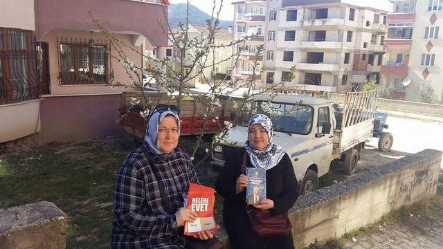 Osmaneli’nde Ak Partili Kadınlar Referandum Çalışmaları