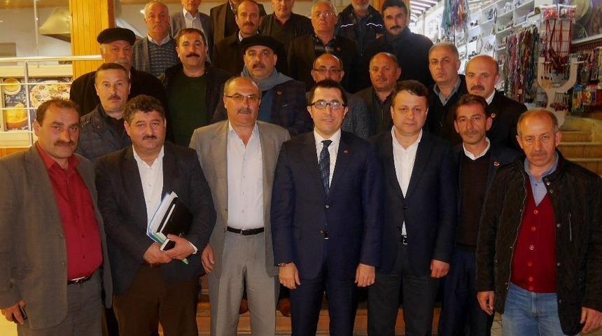 Akkaya, Ak&ccedil;aabatlı Muhtarlar İle Tek Tek G&ouml;r&uuml;şt&uuml;