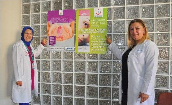 Belediyede Çalışan Kadın Personeller Kanser Hakkında Bilgilendirildi
