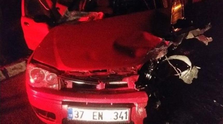 Bartın&rsquo;da Zincirleme Kaza: 3 Yaralı