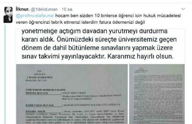 Hukuk Öğrencisi, Üniversitenin Kaldırdığı Bütünleme Sınavını Yargı Kararıyla Yeniden Koydurttu