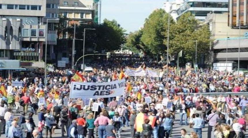 İspanyollar, AİHM'i protesto etti