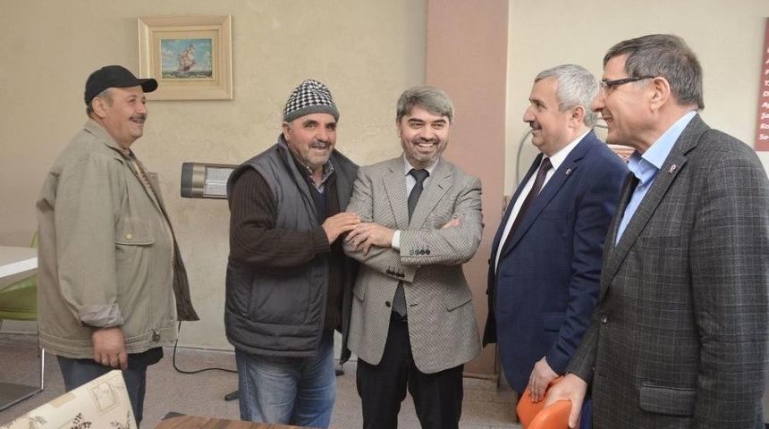 Başkan Baran Ve Milletvekili Şeker, ‘evet’ İçin Destek İstedi