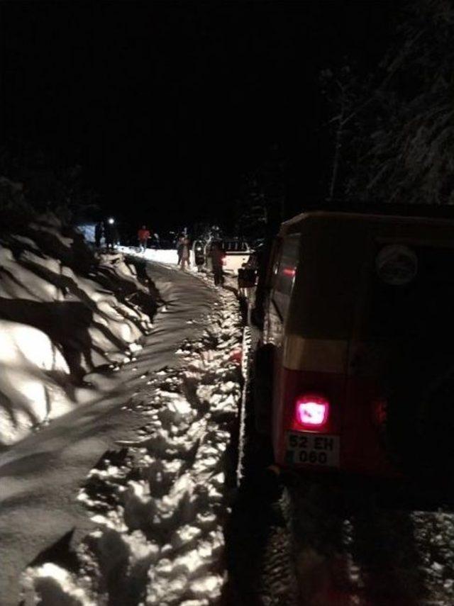 Cip Tutkunları Karda Şov Yaptı 2