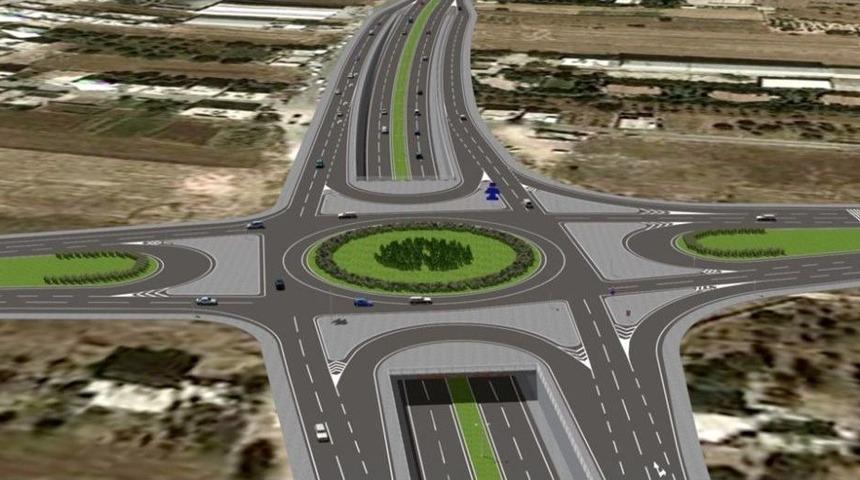 Yeşilvadi Köprülü Kavşağın Yapımına Başlandı