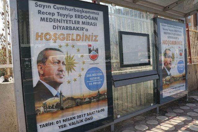 Diyarbakır, Cumhurbaşkanı Erdoğan’a Hazırlanıyor