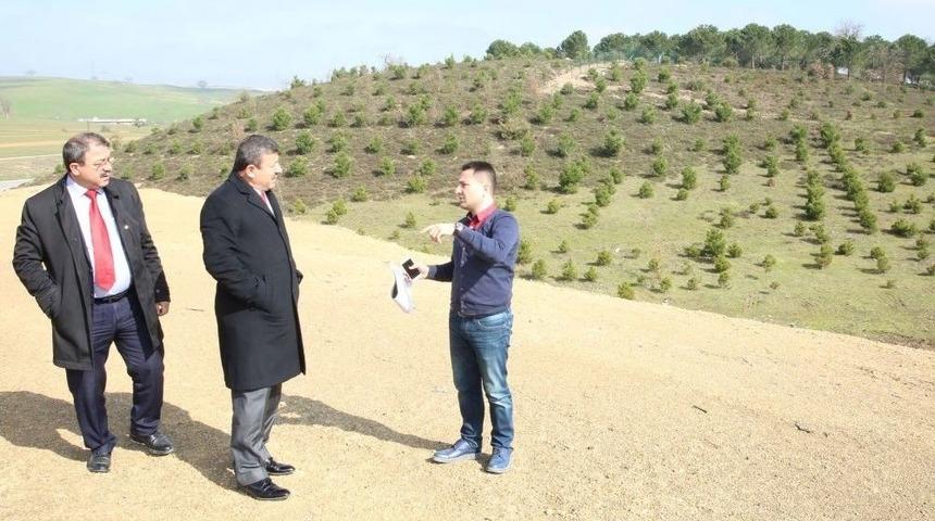 Başkan Karabacak, Mesire Alanı İnşaatını Ziyaret Etti