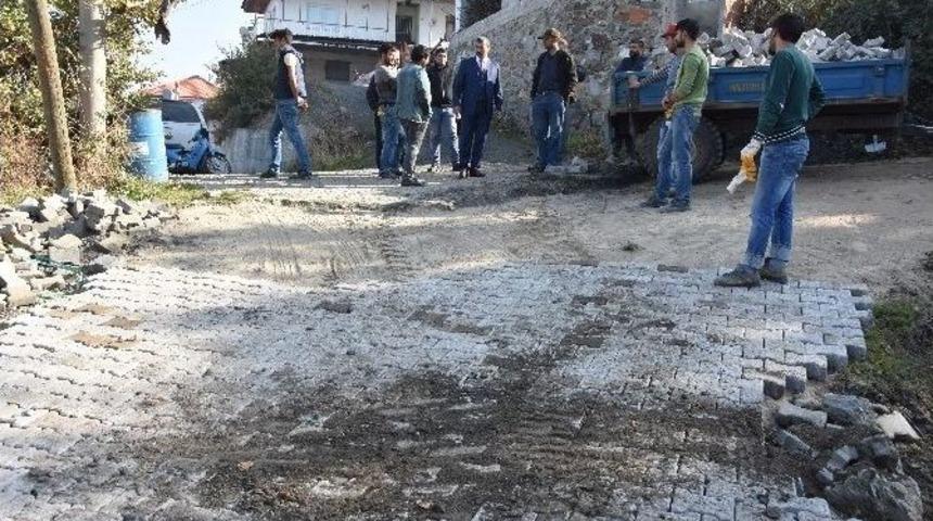 Allahdiyen&rsquo;de Yollara Parke Taşı D&ouml;şendi