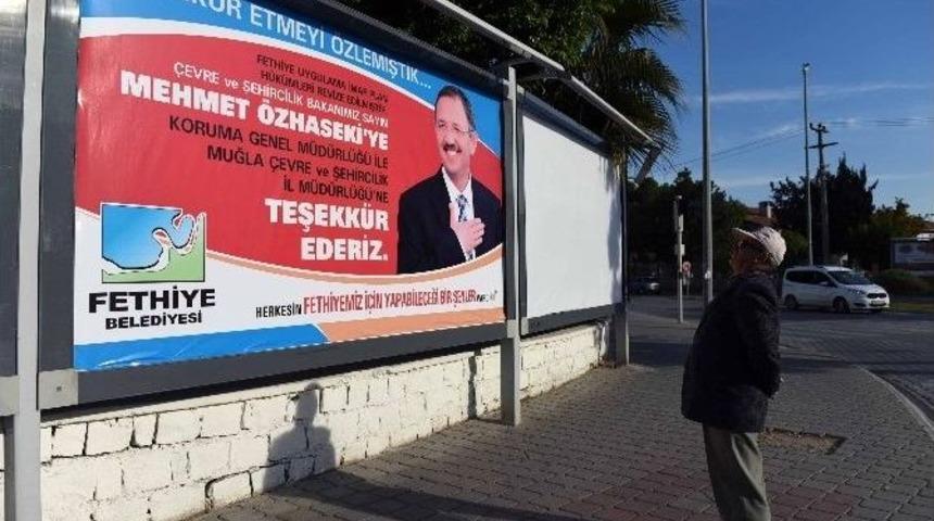 Fethiye&rsquo;den Bakan &Ouml;zhaseki&rsquo;ye Teşekk&uuml;r