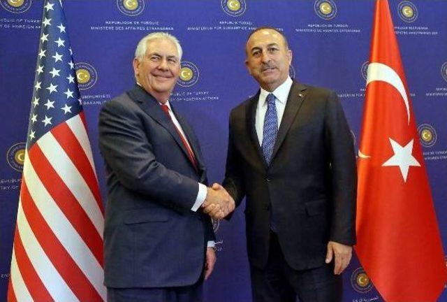 Dışişleri Bakanı Çavuşoğlu, Abd'li Mevkidaşı Tillerson Ile Görüştü