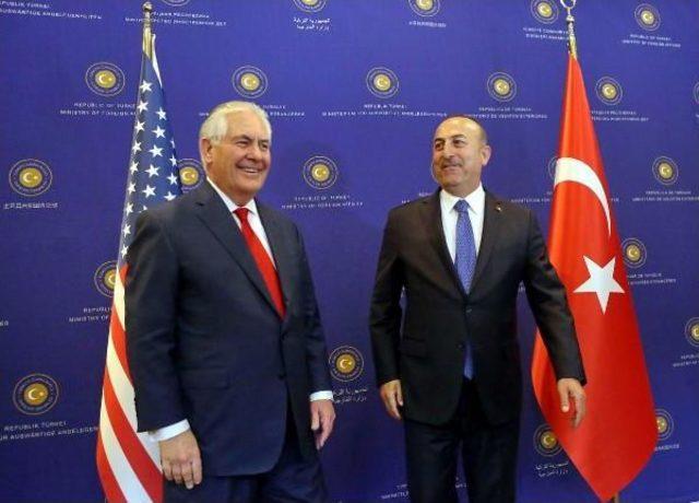 Dışişleri Bakanı Çavuşoğlu, Abd'li Mevkidaşı Tillerson Ile Görüştü