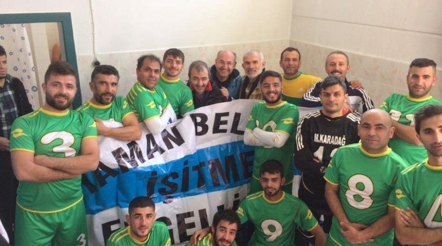 Adıyaman Belediyesi İşitme Engelliler Takımı Pazar G&uuml;n&uuml; Yapılacak Ma&ccedil;a Hazır