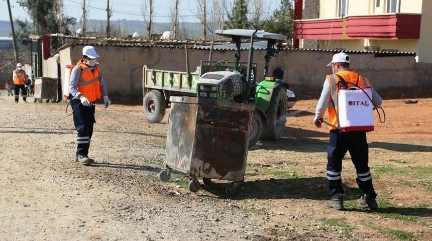 Cizre Belediyesi İl&ccedil;e Genelinde İla&ccedil;lama &Ccedil;alışması Başlattı