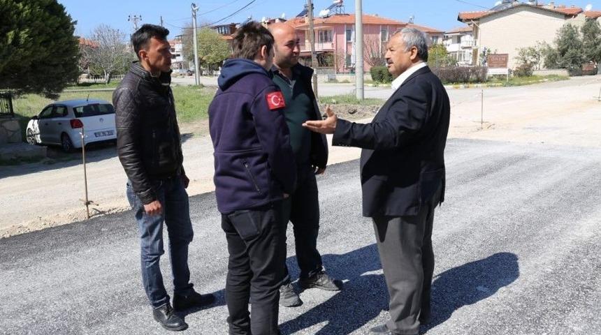 Başkan Uysal &Ouml;ren-ak&ccedil;ay Yolunu Kontrol Etti