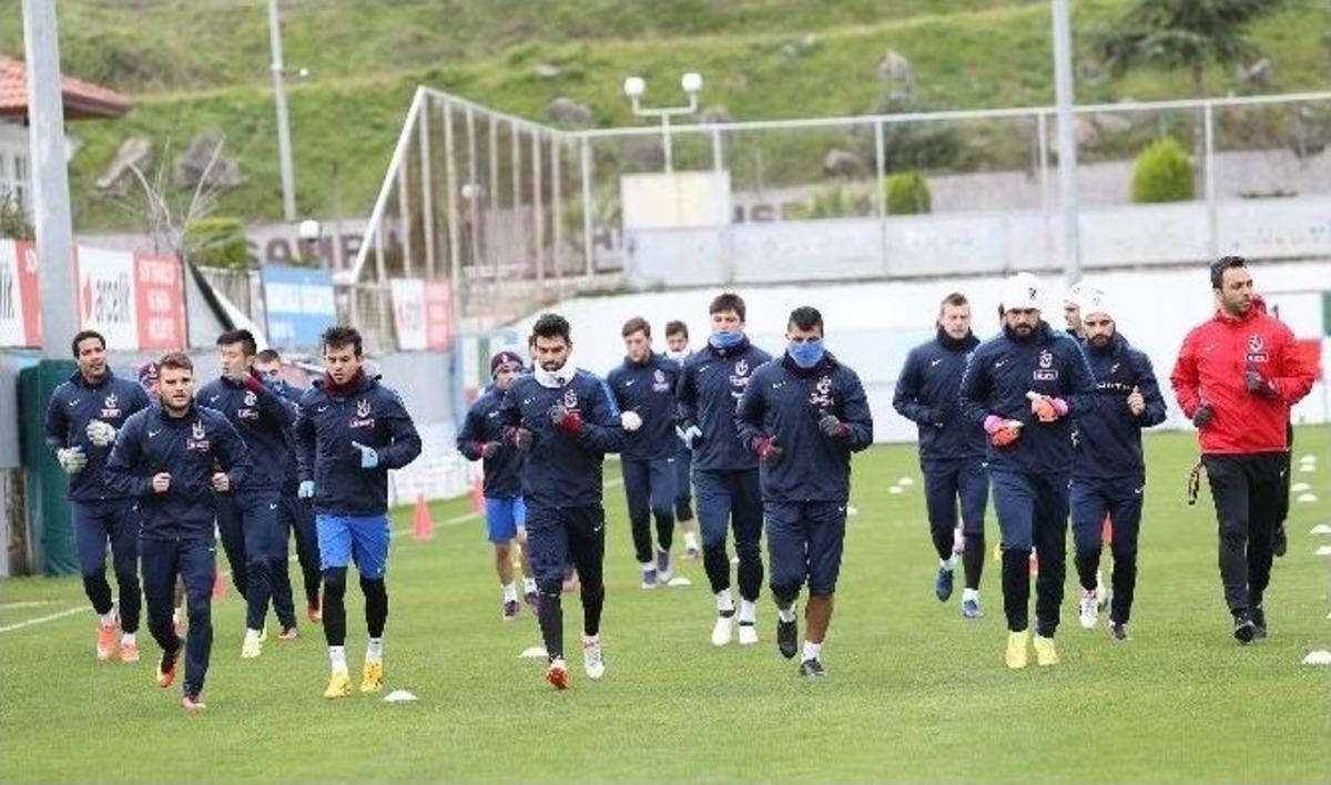 Trabzonspor, Kayserispor Ma&ccedil;ı Hazırlıklarını S&uuml;rd&uuml;rd&uuml;