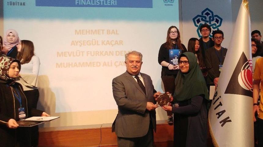&lsquo;48. Lise &Ouml;ğrencileri Araştırma Projeleri Konya B&ouml;lge Yarışması&rsquo; &Ouml;d&uuml;lleri Sahiplerini Buldu