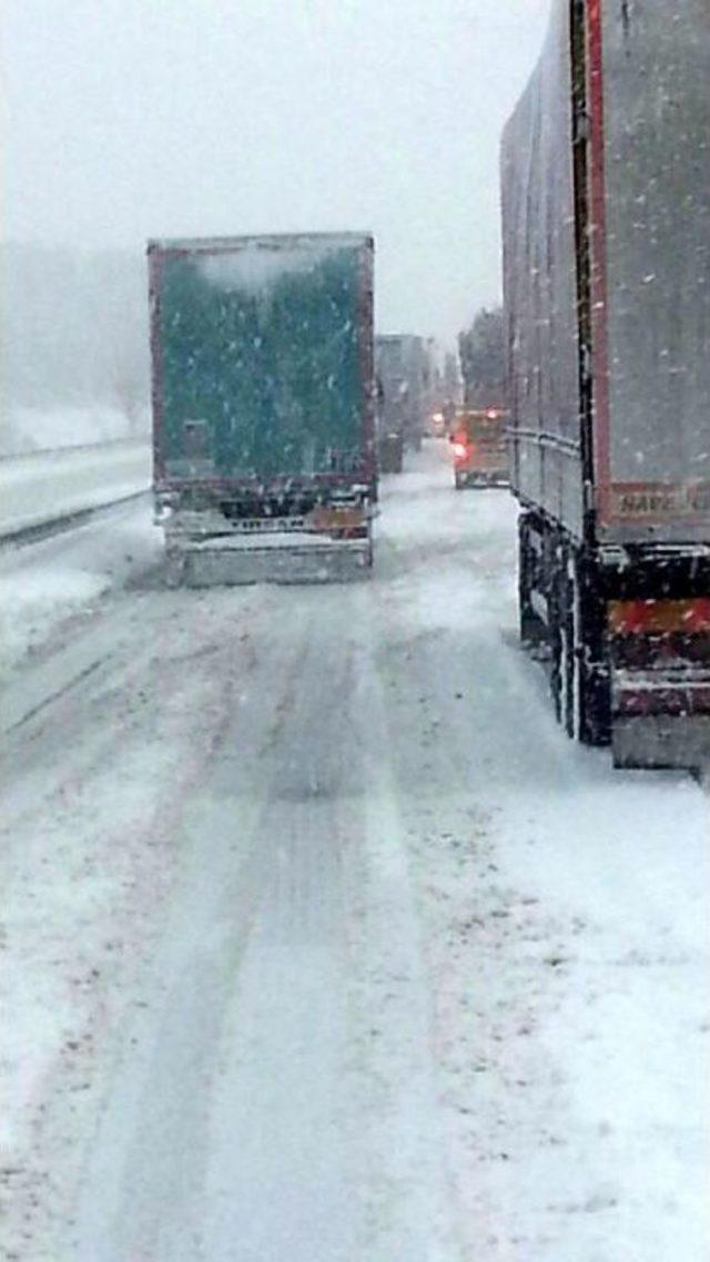 Karabük te Kar Ulaşımı Aksattı 2