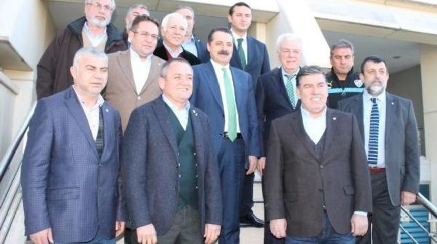 Bakan &Ccedil;elik'ten Bursaspor'a Ziyaret