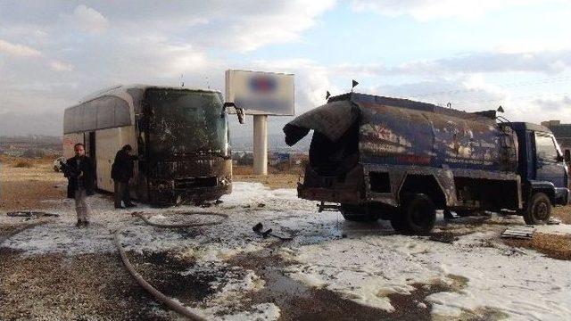 Gaziantep’te Boş Tanker Patladı