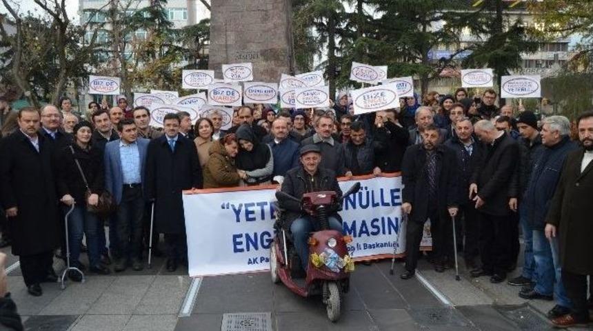 Trabzon&rsquo;da &ldquo;yeter Ki G&ouml;n&uuml;ller Engelli Olmasın&rdquo; Sloganıyla Y&uuml;r&uuml;y&uuml;ş D&uuml;zenlendi