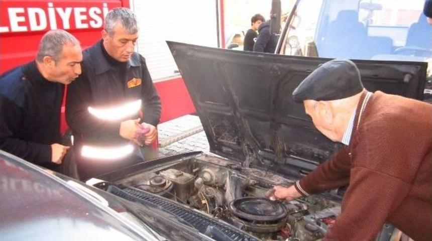 Park Halindeki Ara&ccedil; Alev Aldı