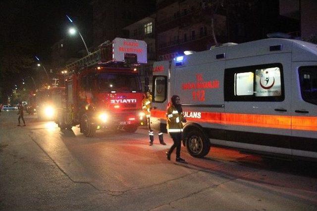 Elazığ’da İş Yeri Yangını: 1 Yaralı