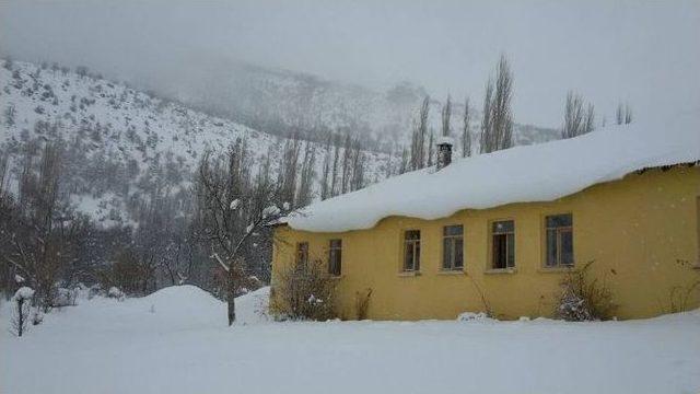Kar Nedeniyle Köy Ve Mahalle Yolları Kapandı, Elektrikler Kesildi