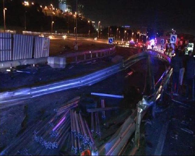 15 Temmuz Şehitler Köprüsü Yolunda 2 Ayrı Trafik Kazası: 1'i Ağır, 6 Yaralı