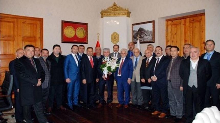 İstanbul&rsquo;da Yaşayan Karslı İşadamları Kars&rsquo;ta Temaslarda Bulundu