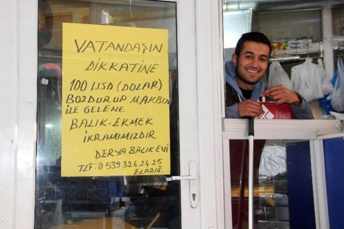 Elazığlılardan Tl&rsquo;ye Destek