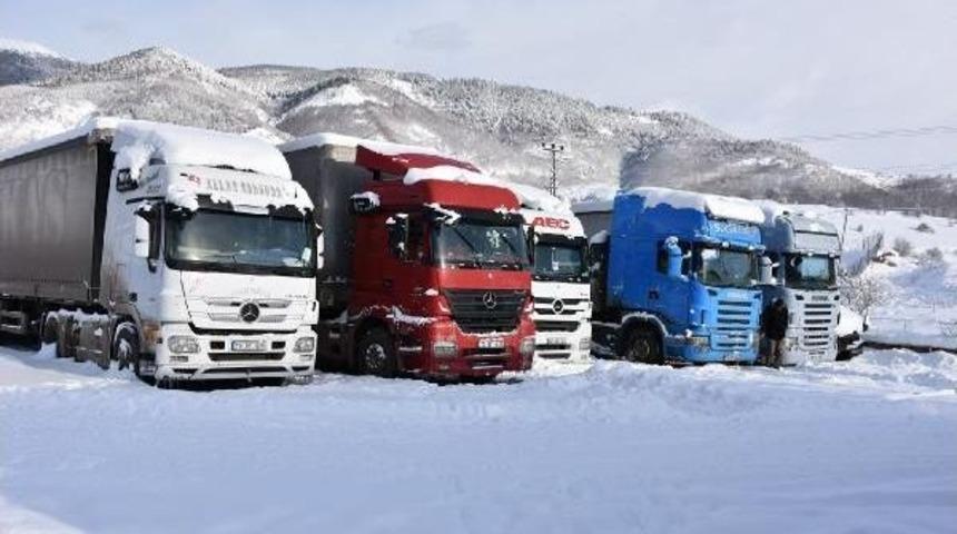 Posof'ta Kar Yolları Kapattı