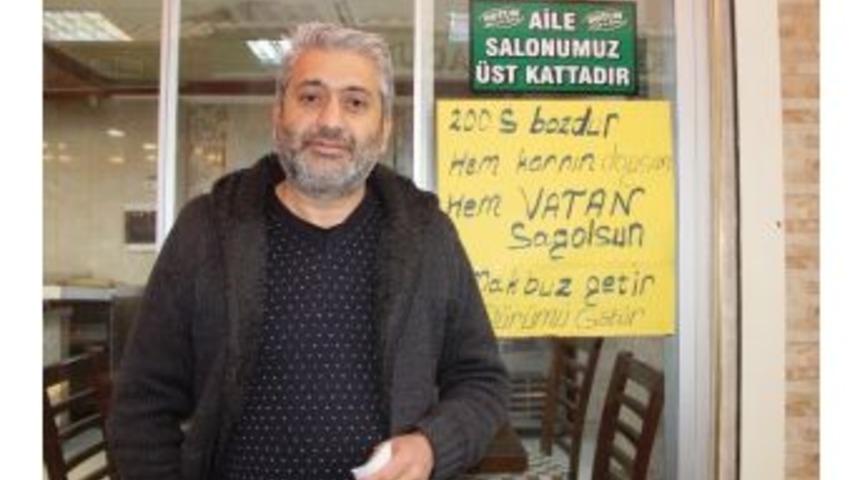 Gaziantep Esnafından 200 Dolar Bozdurana Yemek Bedava