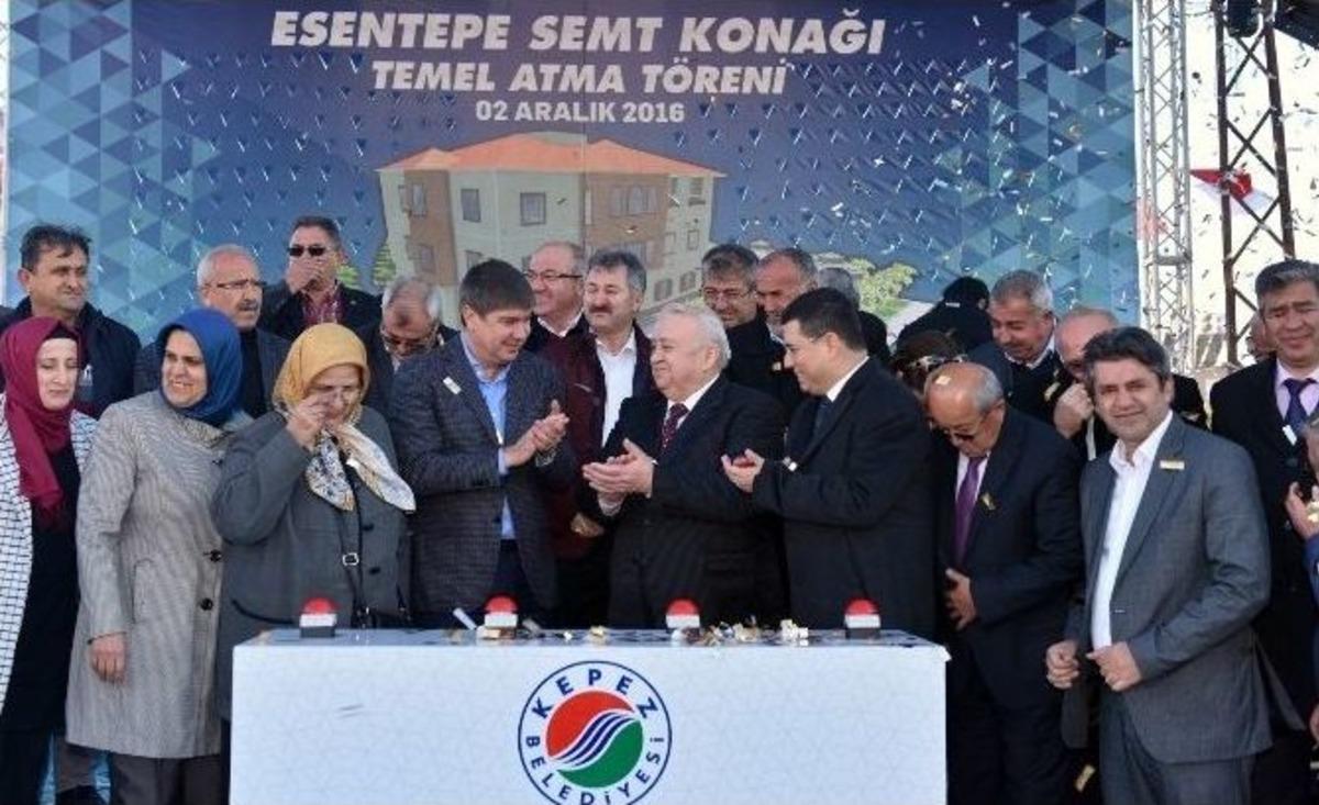 Kepez&rsquo;de Yeni Semt Konağının Temeli T&ouml;renle Atıldı
