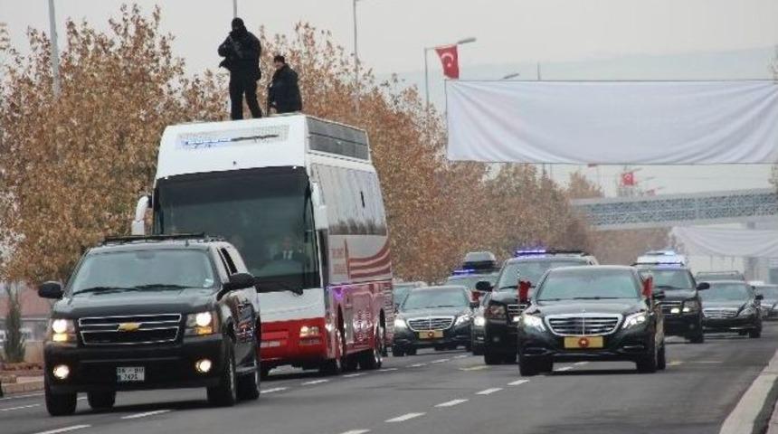 Cumhurbaşkanı Erdoğan Ve Başbakan Yıldırım Kayseri&rsquo;ye Geldi