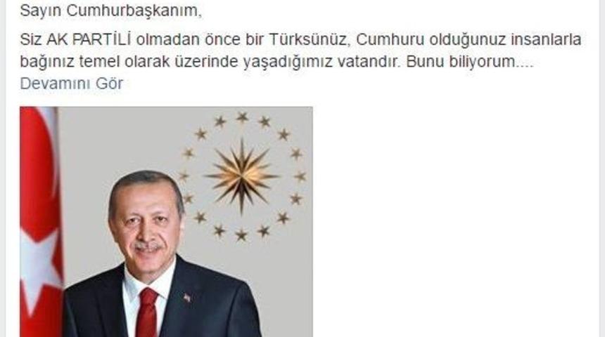 Celal Kılı&ccedil;daroğlu&rsquo;ndan Cumhurbaşkanı&rsquo;na Mektup