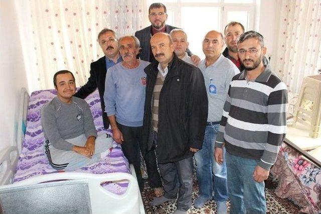 -b&uuml;y&uuml;kşehir Belediyesinden Hasta Yatağı Yardımı 1