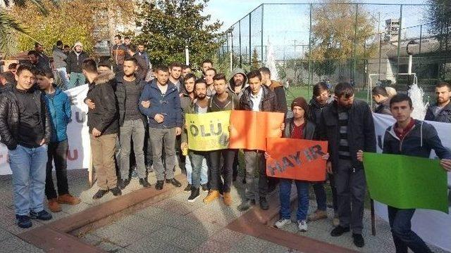 Mahalleli Gen&ccedil;lerden Uyuşturucuya Tepki Eylemi 1