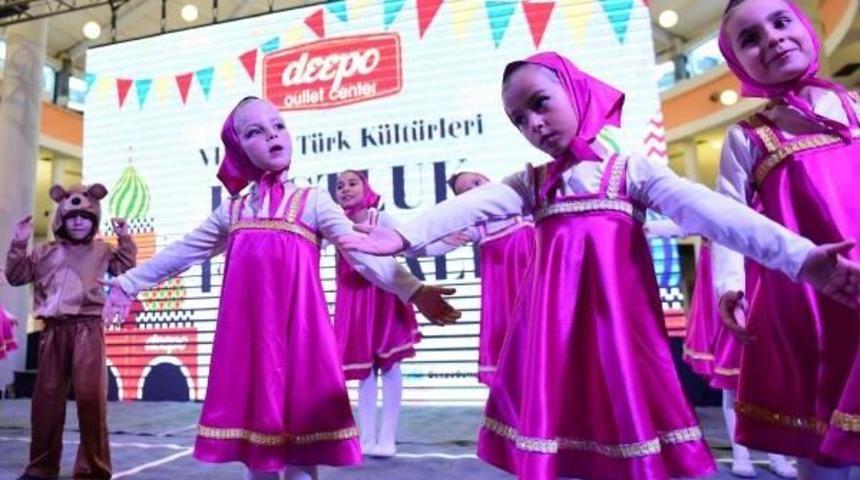 T&uuml;rk Ve Ruslar Dostluk Festivalinde Buluştu