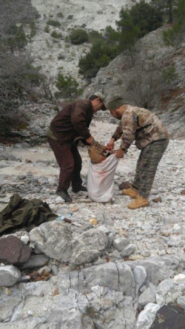 Dağ Ke&ccedil;isi Avlayan Avcılar Su&ccedil;&uuml;st&uuml; Yakalandı 1