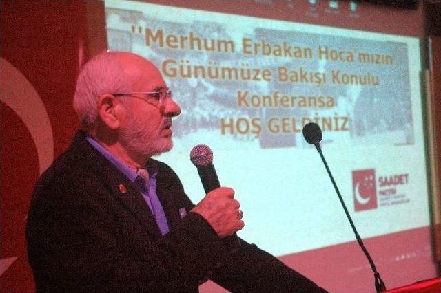 Van’da “merhum Erbakan Hocamızın Bugüne Bakışı” Konulu Konferans