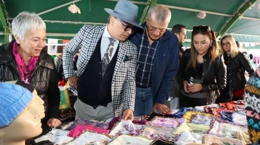 Mezitlili &Uuml;retici Kadınlar, Kadına Şiddete &Ouml;zgecan Aslan Pilav G&uuml;n&uuml;yle Tepki