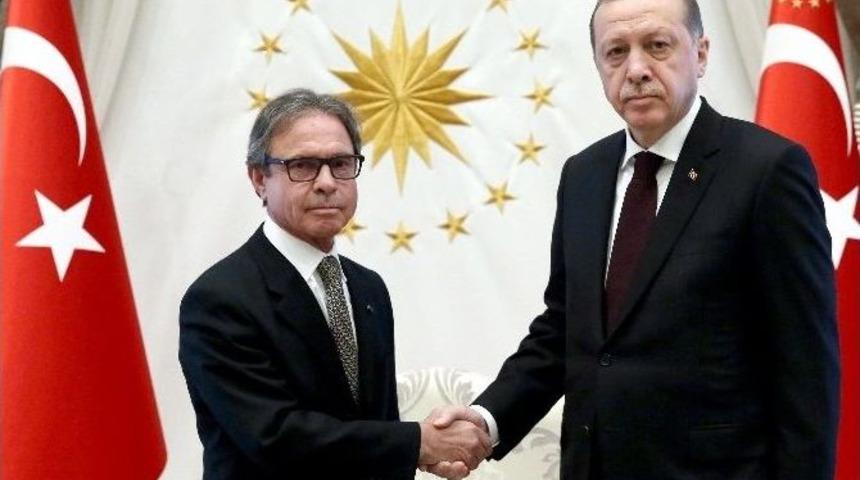 Brezilya B&uuml;y&uuml;kel&ccedil;isi Cumhurbaşkanı Erdoğan&rsquo;a G&uuml;ven Mektubu Sundu