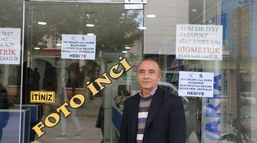 300 Dolar Bozdurana, Biometrik Vesikalık Hediye